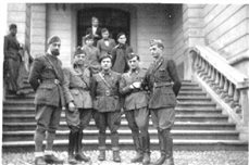Foto Ufficiali della formazione militare Gruppo "Cinque Giornate" a Bellinzona il 21/11/1943